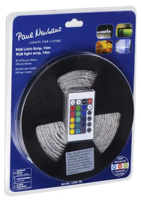 Zdjęcie produktu dla Zestaw taśm LED, 10 m, z pilotem zdalnego sterowania RGB