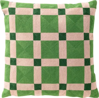 Produktbild von Dutch Decor Kissenbezug Blocks 45x45 cm Grün