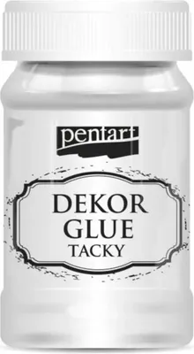 Zdjęcie produktu dla Klej do tworzenia powierzchni samoprzylepnej Tacky Glue 100ml - Pentart