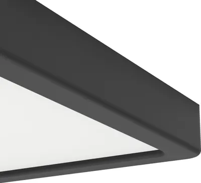 Image de Eglo LED Plafonnier Fueva-6-Z noir 22 x 22 cm RGB dimmable