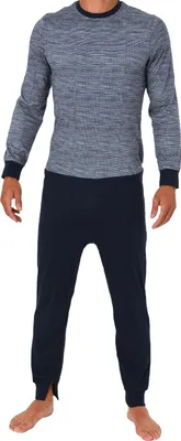 Produktbild von Pflegeoverall langarm für Herren, Reißverschluss an Rücken und Bein - 291 170 90 431 ; navy , 2XL