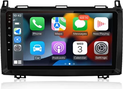 Zdjęcie produktu dla Wbudowane urządzenia nawigacyjne carplay 2+64GB WIFI DAB dla Mercedes Benz A/B-Class W906 Sprinter Vito Viano Autorádio GPS Navi SWC 4Core FM