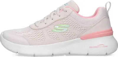 Image de Skechers Sneakers 150370-NTPK in Natural Mesh/Pink & Lime Trim color size 39
