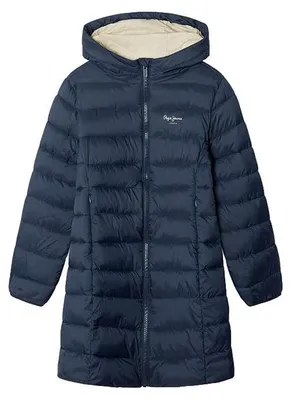 Produktbild von Pepe Jeans Mädchen Dahlia Long Jacke, Blau (Dulwich Blue), 8 Jahre