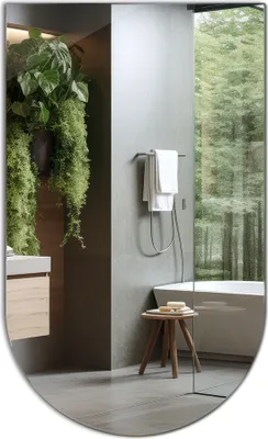 Produktbild von Spiegel Gewölbt Wandspiegel Modern Gewölbte Oberseite Schlafzimmer 40 x 70 cm