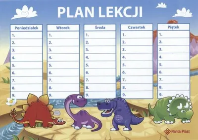 Zdjęcie produktu dla Elektrostatyczny Plan Lekcji Wielokrotnego Użytku Panta Plast