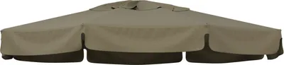 A cover for a large outdoor umbrella.