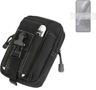 Produktbild von K-S-Trade Gürtel Tasche kompatibel mit Motorola Edge 30 Neo Gürteltasche Holster Schutz Hülle Handy Hülle Smartphone outdoor Handy-Hülle schwarz
