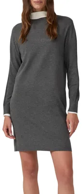Produktbild von s.Oliver Damen Strickkleid – Langarm, Rundhalsausschnitt, Regular Fit