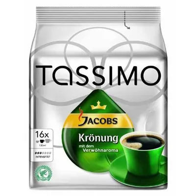 Produktbild von Tassimo Jacobs Krönung mletá pražená káva 16 kapslí 104g