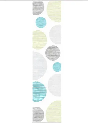 Produktbild von 84553 Schiebegardine BORDEN halbtransparent, Bambusoptik 260x60 cm