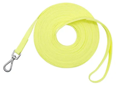 Produktbild von Schleppleine für Hunde, wasserdicht, 1,6 cm x 3 m, Gelb