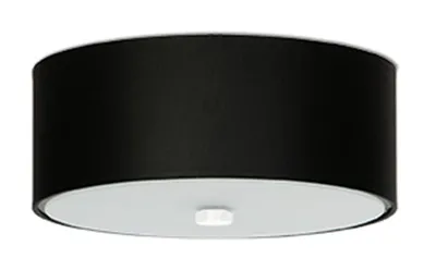 Zdjęcie produktu dla Plafon sufitowy okrągły nowoczesny czarny Ø30 SKALA 3xE27 15W SL.0760 Sollux Lighting