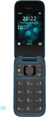 Produktbild von Nokia 2660 Flip, Klapphandy, Dual-SIM, 7,11 cm (2.8"), 0,3 MP, 1450 mAh, Blau