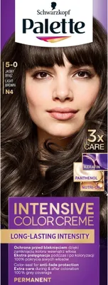 Obrázek produktu pro Permanentn barva na vlasy Palette Intensive Color Creme, 5-0 (N4) Svtle hnd