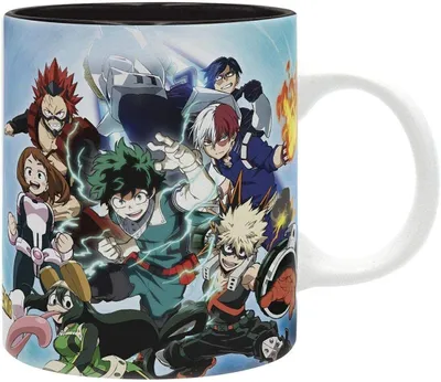Produktbild von MY HERO ACADEMIA - Becher - 320 ml - "Helden vs. Schurken"