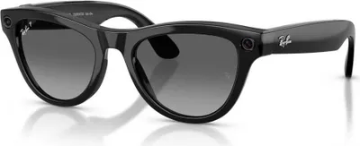 Immagine prodotto di Ray-ban Skyler Meta Gen 2 Occhiali da sole polarizzati Nero Polar Gradient Graphite / 52 Uomo,Donna Nero Polar Gradient Graphite