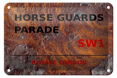 Produktbild von Blechschild London 18x12cm Royale Horse Guards Parade SW1