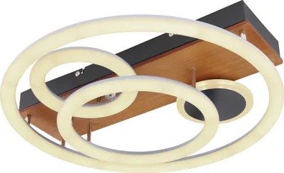 Produktbild von Globo Lighting Deckenleuchte Metall schwarz, LED
