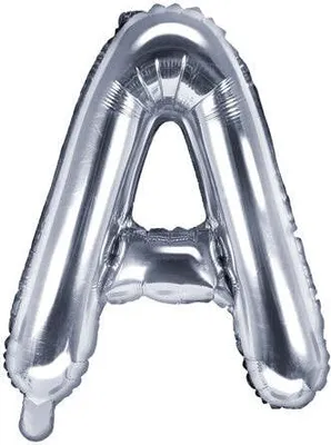 Produktbild von Folienballon A silber 35cm