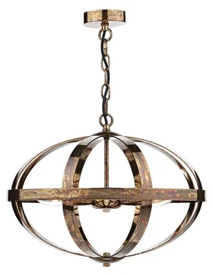 Zdjęcie produktu dla Okrągła lampa wisząca retro SYMBOL SYM0364 miedziany