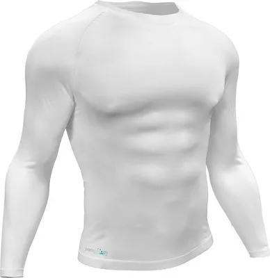 Produktbild von Precision Sport Thermoshirt Junior Weiß - Langarm - Baselayer S