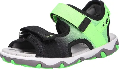 Produktbild von Superfit Jungen Sandale, grün(schwarzhellgrn), Gr. 28