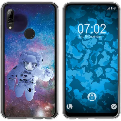 Produktbild von PhoneNatic Case kompatibel mit Huawei P Smart Z Silikon-Hülle Space Catronaut M5