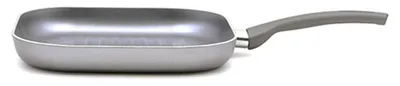 Grillpfanne Ø 20 cm, Antihaft, Alu, Silikongriff
