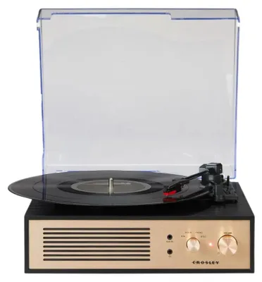 Zdjęcie produktu dla Gramofon Crosley Miles – czarny – włączanie/wyłączanie Bluetooth