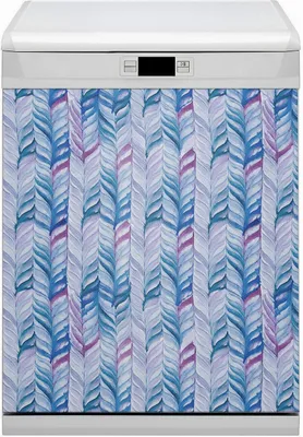 Produktbild von Dekorative Magnetmatte Küche Geschirrspüle 60x80 cm  Magnet für Spülmaschine  - Muster -Fischgräten