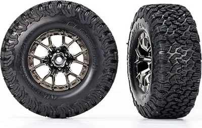 Imagen del producto de Neumáticos Traxxas BFGoodrich AT KO2 para llantas de 2.2/3.0, color /cromado (2 unidades)