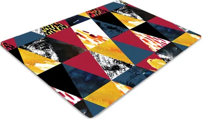 Produktbild von Stuhlunterlage Bürostuhlunterlage 120 cm x 90 cm Bodenmatte Bürostuhlunterlage - Herbstmosaik