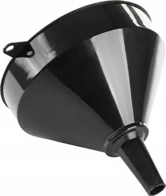 Zdjęcie produktu dla Lejek do paliwa cieczy benzyny duży sztywny 25 cm AMIO-02871