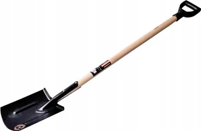 Produktbild von Verstärkter Spaten, Schwarz Lackierter Holzstiel, 136 Cm Verkatto