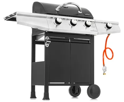 Produktbild von Gasgrill Lehmann Texas mit 3 Hauptbrennern und Seitenbrenner