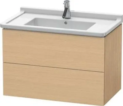 Produktbild von Duravit L-Cube Waschtischunterbau wandhängend, 2 Schubkästen, 820x558x469mm, LC626503030
