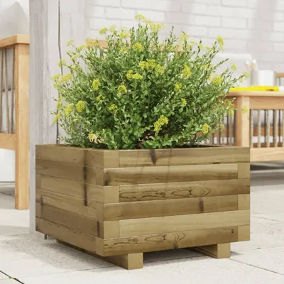 Immagine prodotto di Maison Exclusive - Vaso per piante 40x40x26,5 cm, legno di pino impregnato