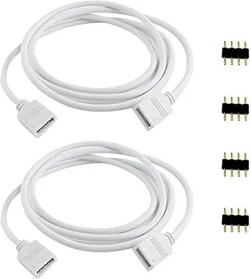 Produktbild von AROIDFUL PACK 2 RGB LED-Strip-Streifen-Verlängerungskabel 1 M 4-Pin-Licht 5050/3528