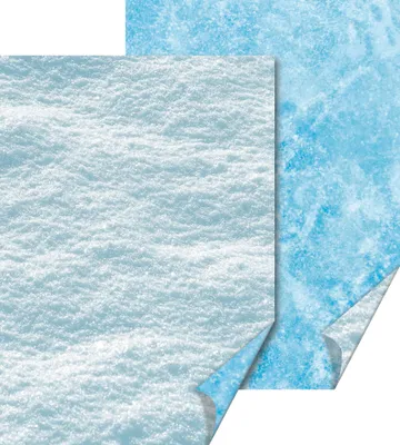 Image de Heyda 204772258 Carton à motifs structures naturelles "glace/neige" 50 x 70 cm