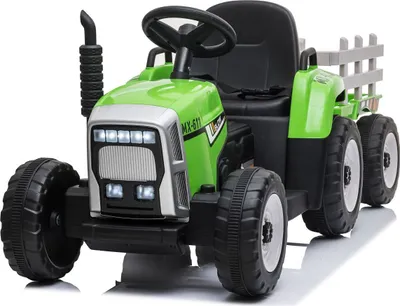 Produktbild von Kinder Elektroauto Traktor Anhänger Kinderauto Kinderfahrzeug Usb Mp3