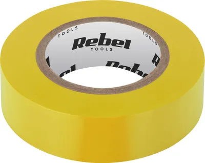 Produktbild von REBEL Isolierklebeband (0,13 mm x 19 mm x 10 yd) gelb