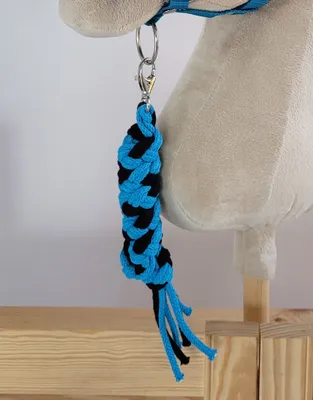 Image de Casquette noire turquoise parfaite pour chevaux sur bâtons Hobby Elderly Style