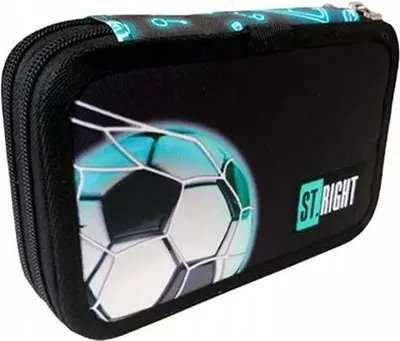 Produktbild von Doppel-Federmäppchen Mit Ausstattung Stright Pc-04 Neon Footba