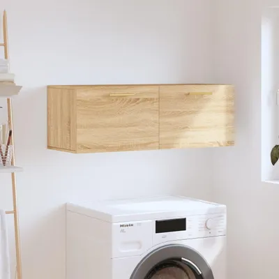Produktbild von Möbel Wandschrank Sonoma-Eiche 100x36,5x35 cm Holzwerkstoff - Kommoden 830119