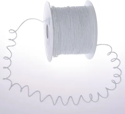 Produktbild von Papierdraht weiß - 2mm Ø - 100m - 601-01