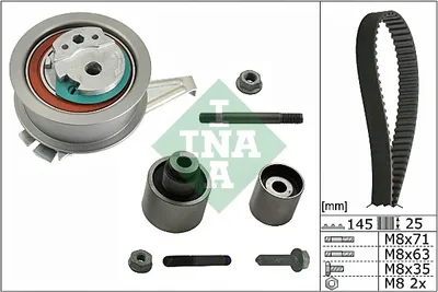 Produktbild von Zahnriemensatz INA 530 0699 10