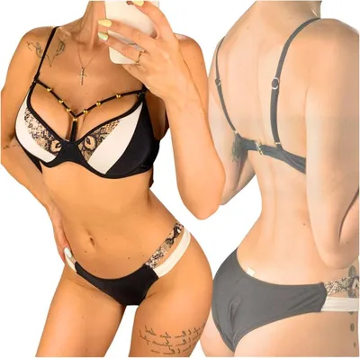 Zdjęcie produktu dla Strój kostium kąpielowy dwuczęściowy super push up usztywniany bikini m