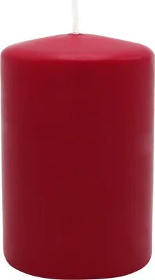 Produktbild von Stumpenkerze aus Paraffin, Altrot, WENZEL, 80/60 mm, Brenndauer ca. 22h, selbstverlöschend