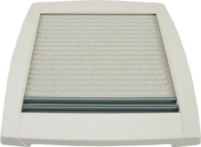 Zdjęcie produktu dla Wyłaz dachowy MPK VisionStar M pro 2 z przyciemnianego, przezroczystego szkła Okno dachowe Maska dachowa 40 x 40 cm w kolorze białym perłowym